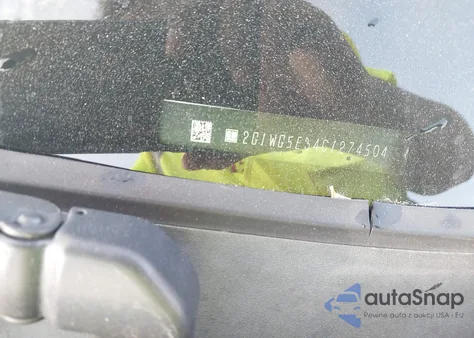 2012 Chevrolet Impala Lt z USA, uszkodzony, nr VIN 2G1WG5E34C1274504